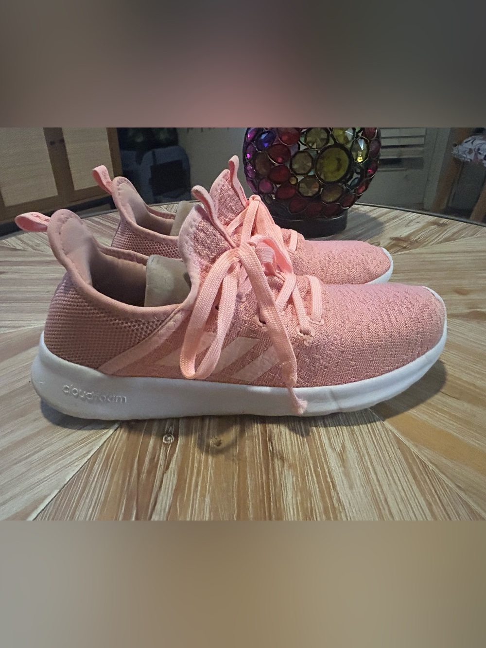 adidas Pink Knit Women's Casual Sneakers